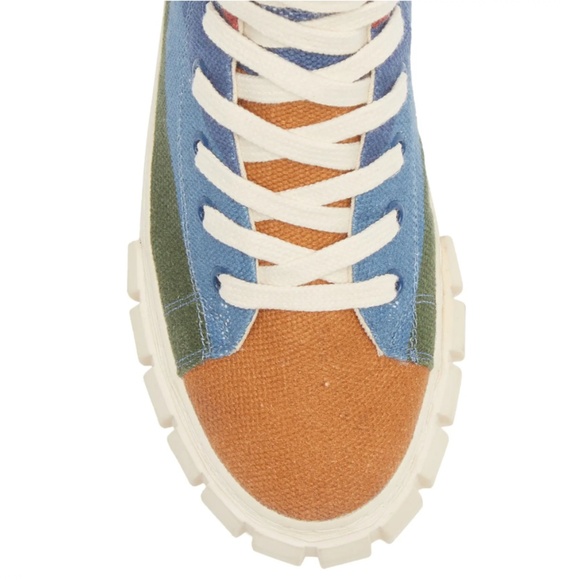 NIB $200 FARM Rio Rainbow Sun Platform High Top Sneaker in sizes 7, 7.5 and 9! - Picture 5 of 6